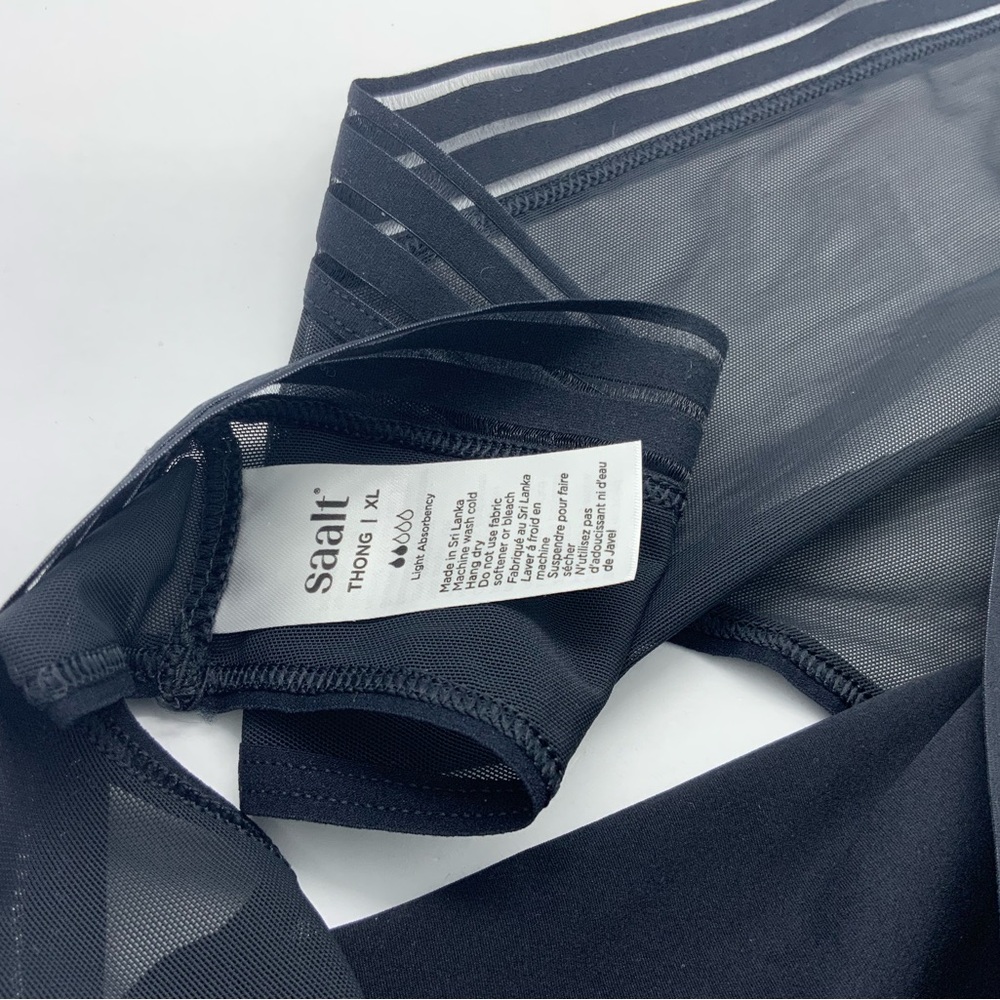 Saalt Period & Leakproof Light Absorbency Mesh Thong - Picture 9 of 12